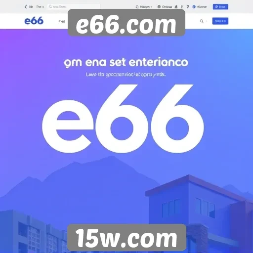 Experiência de usuário no e66.com recebe atualizações